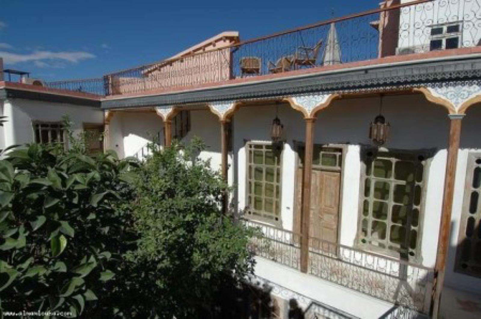 Courtyard of Beit Al Mamluka, a restored 17th-century boutique hotel in Damascus Old City