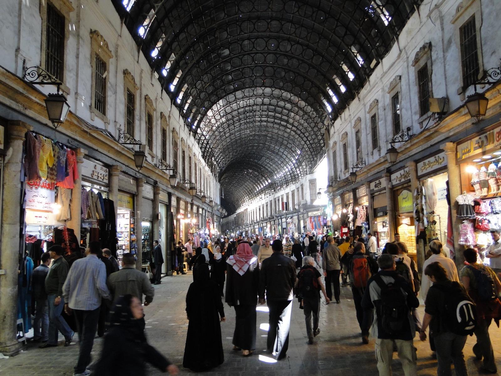 Covered arcade of Souk Al-Hamidiyah, Damascus